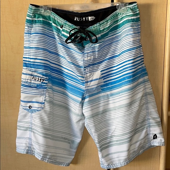 Rusty Swim Trunks Size 32 - Picture 1 of 7